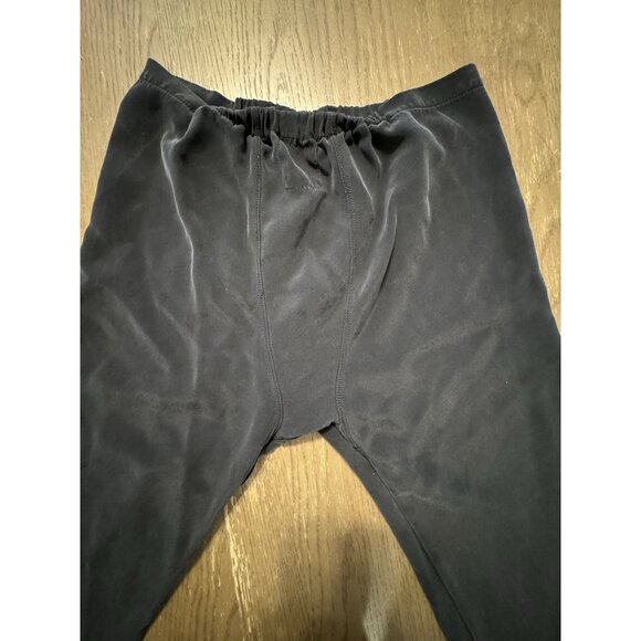 Water Women Black Size Small USA 100% Silk Pants Boho Elastic Waist Hippy - Picture 10 of 10